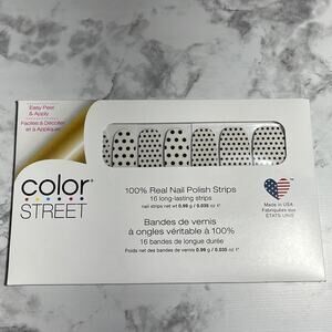 Color Street Polka Dot-Com Overlay Nail Strips NWT